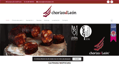 Desktop Screenshot of chorizodeleon.info